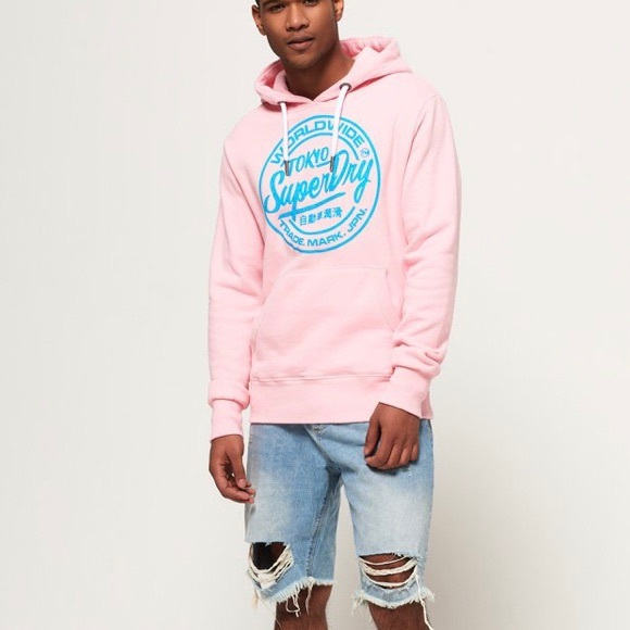 superdry worldwide ticket type hoodie